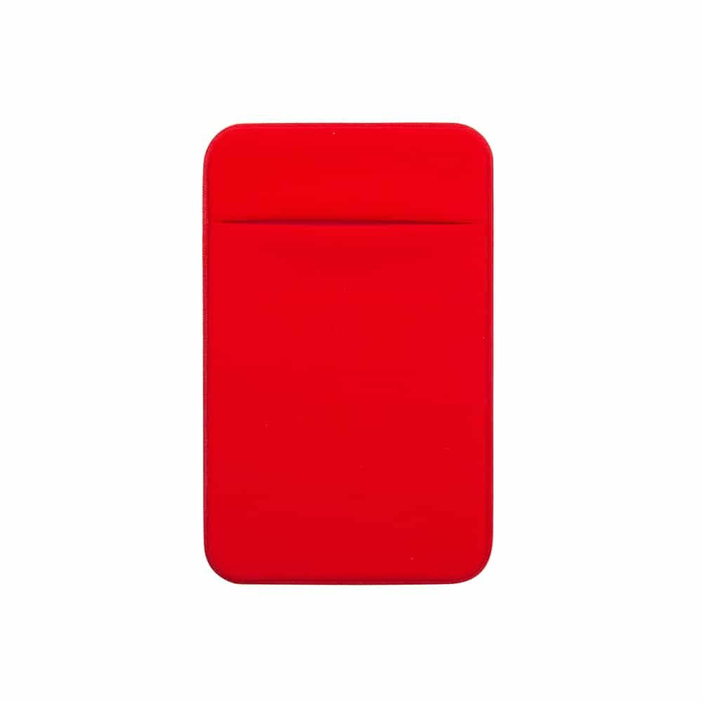 PORTA CARTÃO EM LYCRA SPX-14344 NA COR VERMELHO