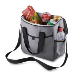 BOLSA TERMICA NYLON E POLIESTER SPX-14046-CIN/PRE NA COR PRATA