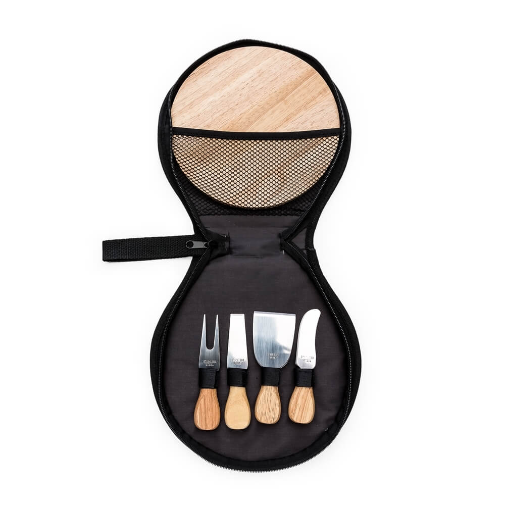 KIT QUEIJO C/ 5 PEÇAS BOLSA C/ ZIPER SPX-12222-PRE NA COR PRETO - Imagem 4