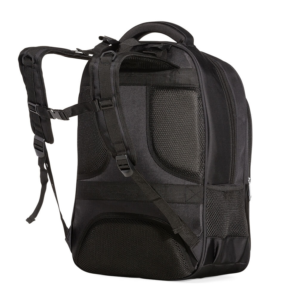 MOCHILA POLIESTER / NYLON C/ PORTA NOTEBOOK SPX-09263-PRE NA COR PRETO - Imagem 7