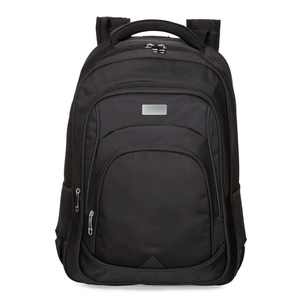MOCHILA POLIESTER / NYLON C/ PORTA NOTEBOOK SPX-09263-PRE NA COR PRETO - Imagem 6