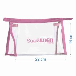 Alternative view of NECESSAIRE PLÁSTICA SPX-02092-RSC/TRA NA COR ROSA