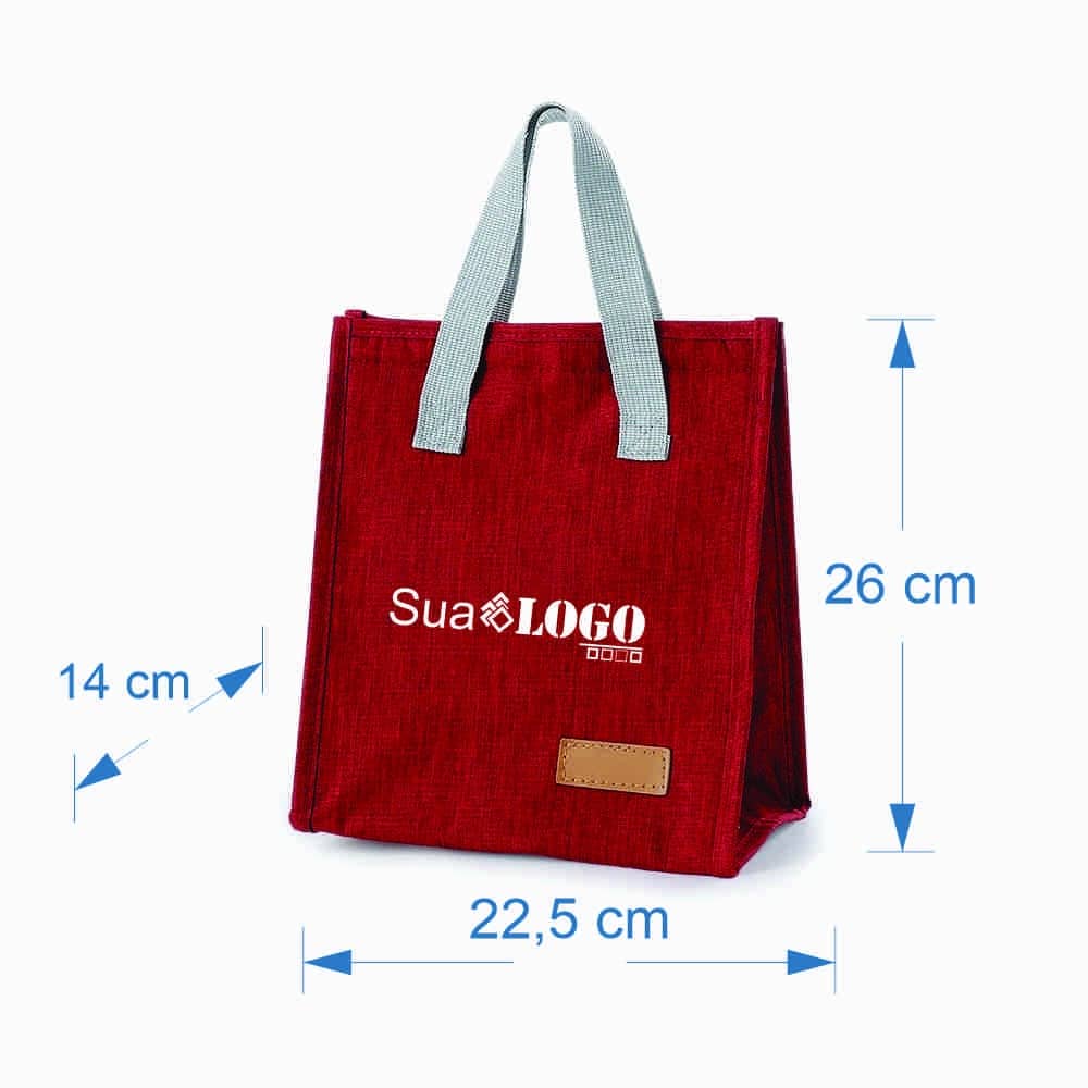 BOLSA TÉRMICA 8L SPX-06024-VM NA COR VERMELHO - Imagem 2