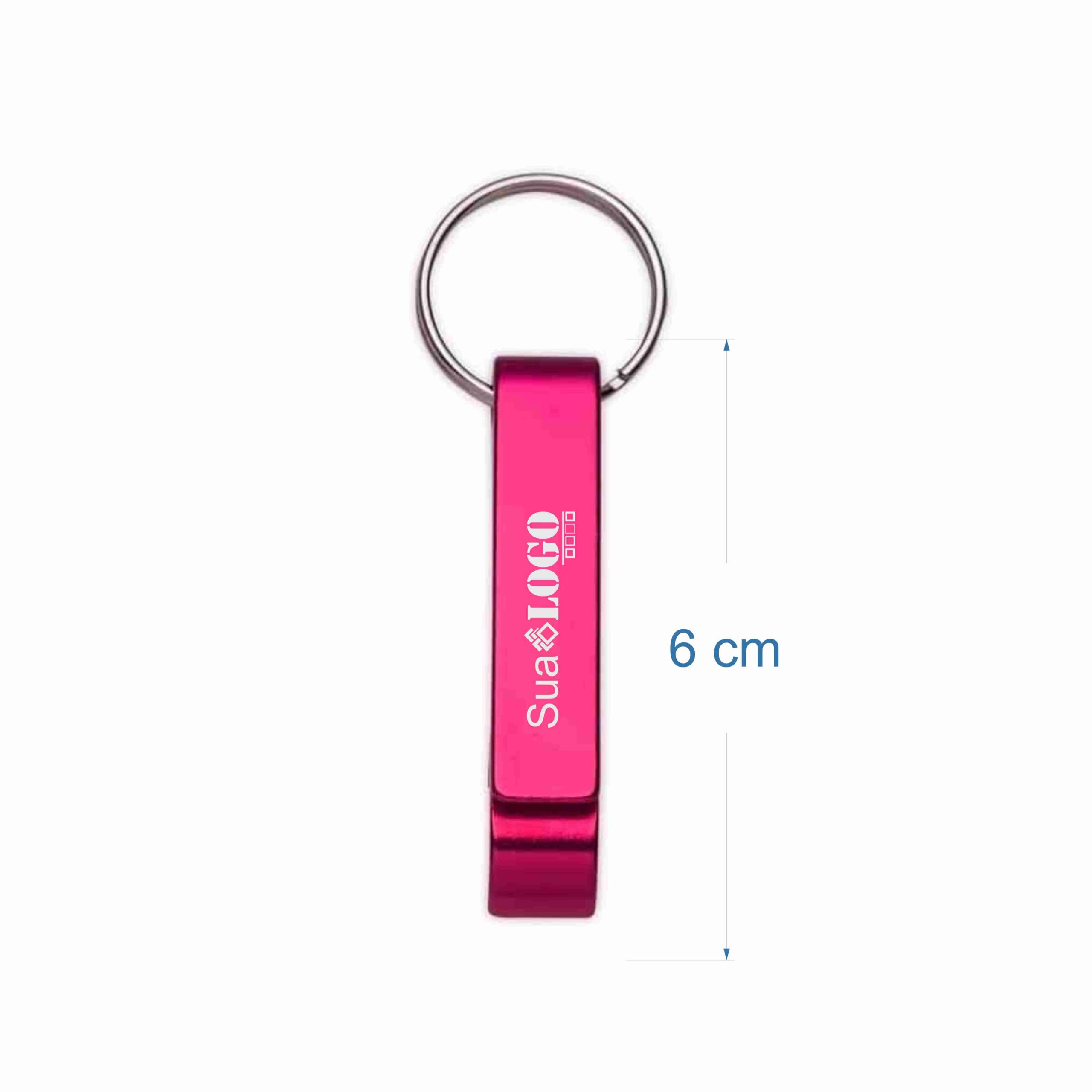CHAVEIRO METAL ABRIDOR SPX-09824-ROS NA COR ROSA - Imagem 2