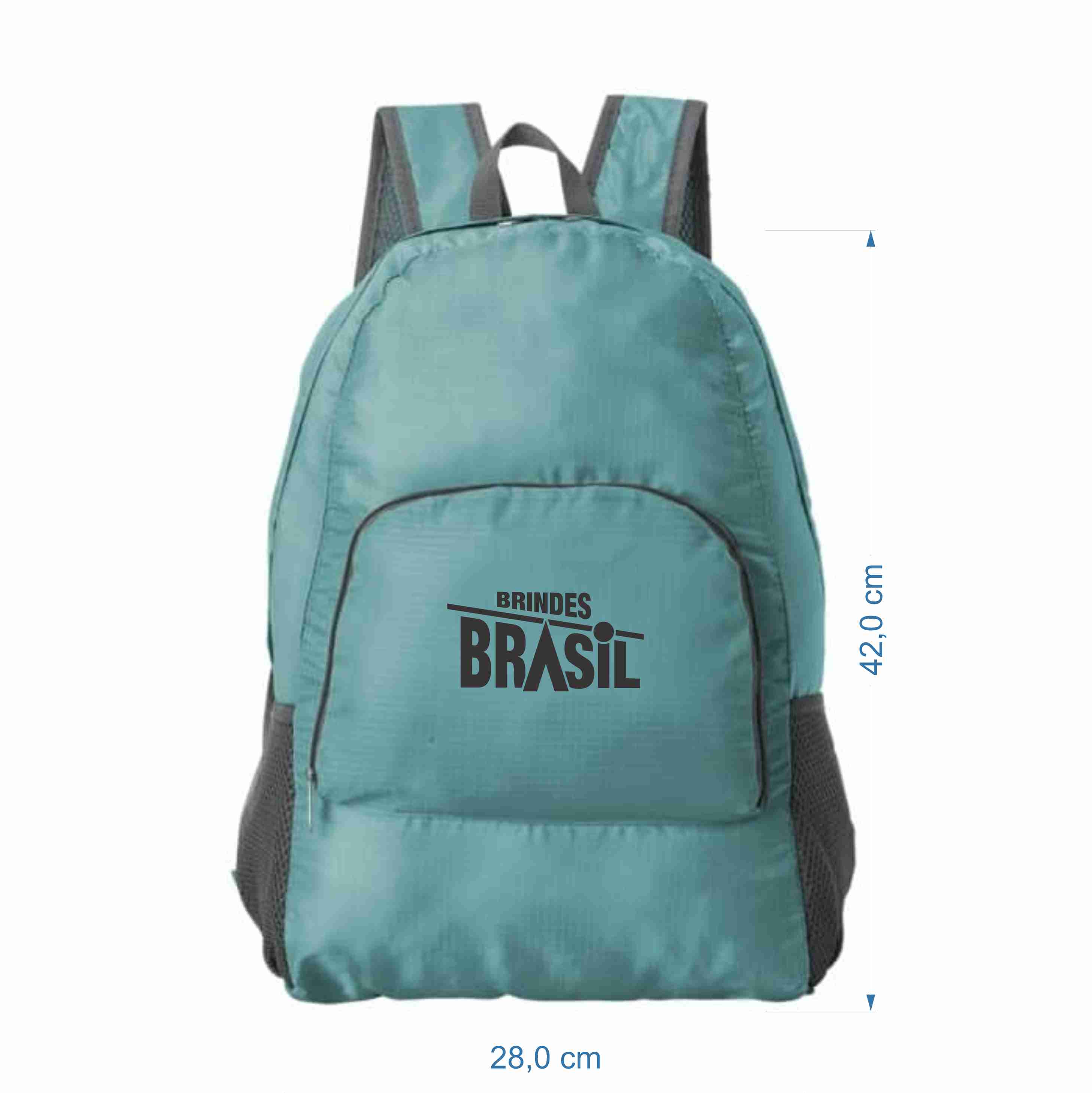 MOCHILA DE NYLON DOBRÁVEL 21L SPX-18539-AZC NA COR AZUL - Imagem 2