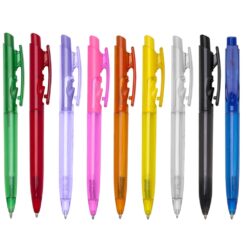 Alternative view of CANETA PLÁSTICA TRANSLUCIDA  SPX-01097T-AZU NA COR AZUL