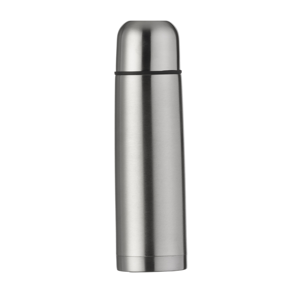 GARRAFA TÉRMICA INOX 500ML C/ CAPA SPX-01116-PRE NA COR PRATA