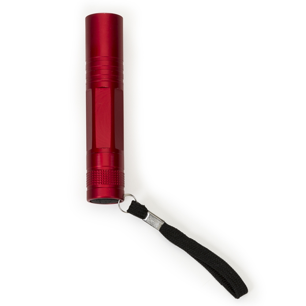 MINI LANTERNA C/ CORDÃO  SPX-12204-VM NA COR VERMELHO