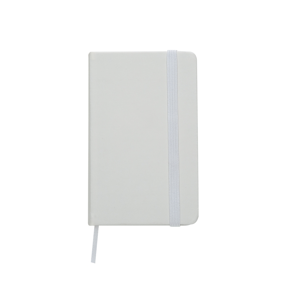 CADERNETA EMBORRACHADA SPX-12513PI-BCO NA COR BRANCO