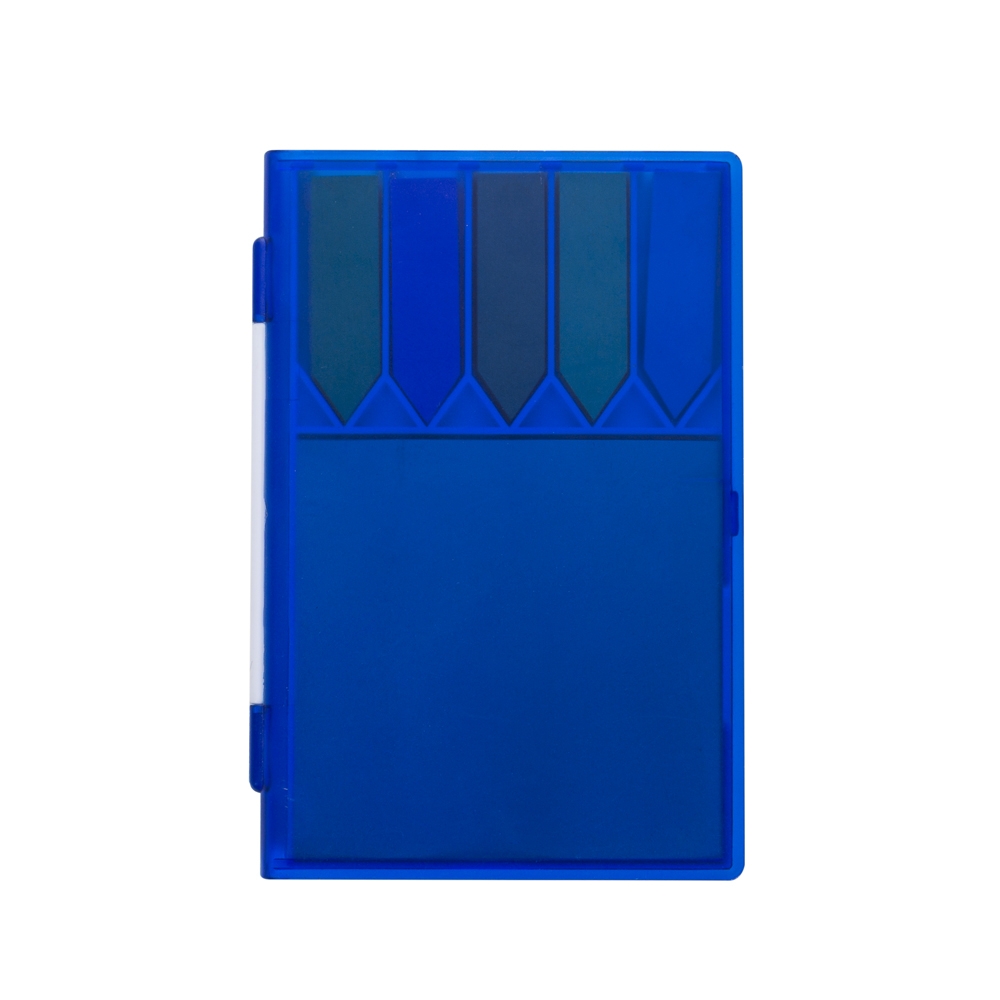 BLOCO DE ANOT. C/ AUTOADESIVOS SPX-12538-AZU NA COR AZUL