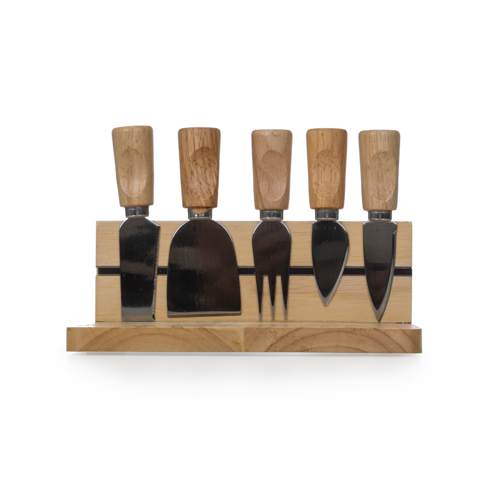 KIT QUEIJO 6 PEÇAS SPX-04222-MAD NA COR MADEIRA