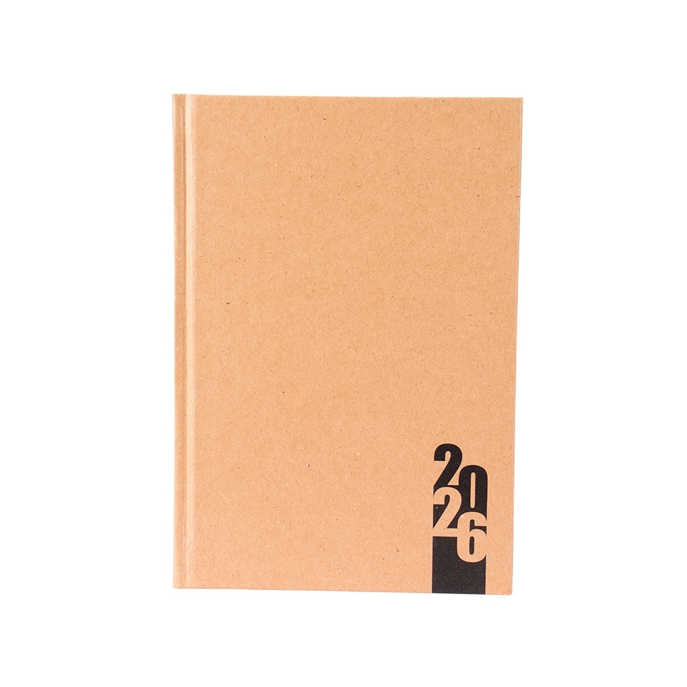 AGENDA DIÁRIA 2026 SPX-15117G-KRA NA COR KRAFT