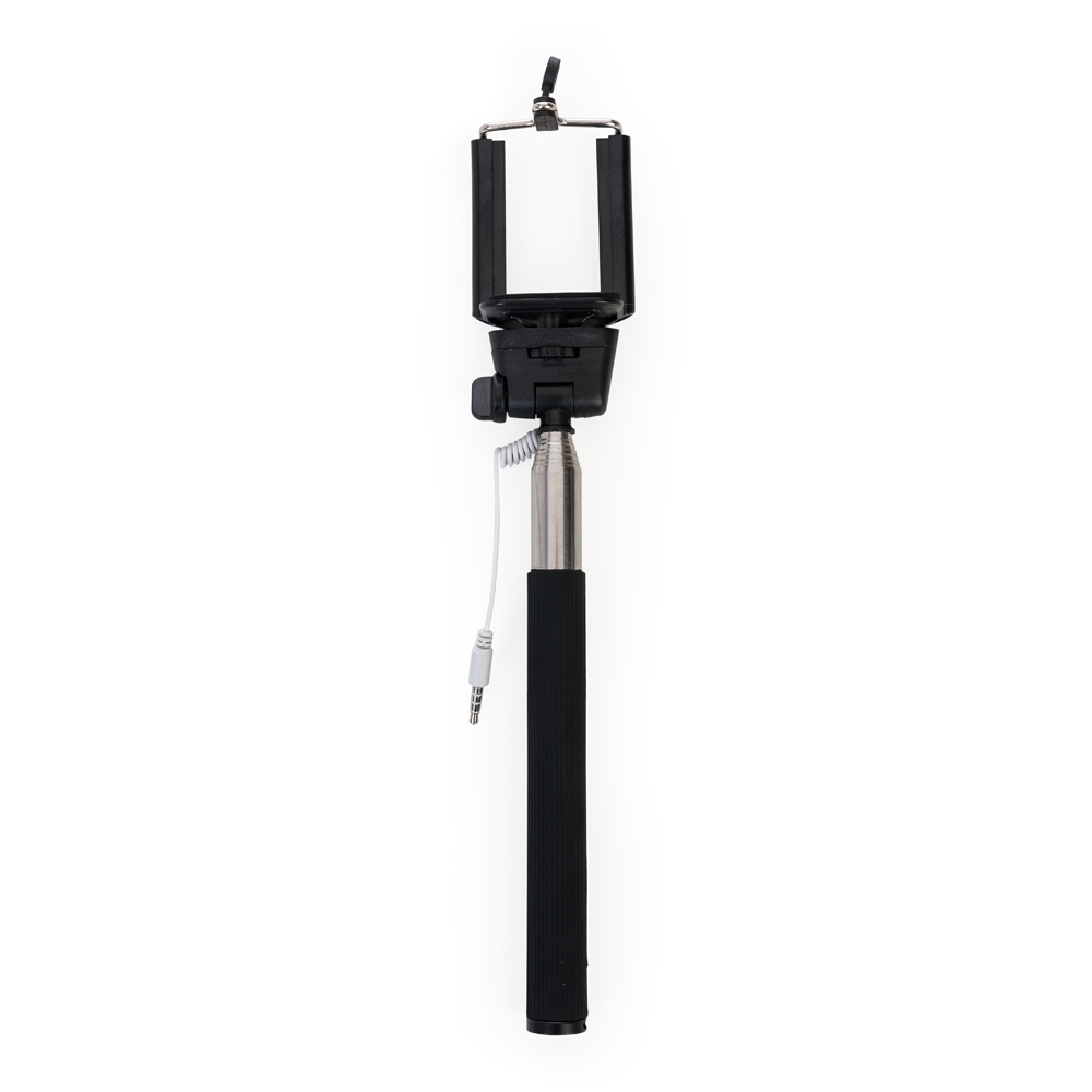 BASTÃO DE SELFIE C/ DISPARADOR VIA CABO SPX-P@13132-PRE NA COR PRETO