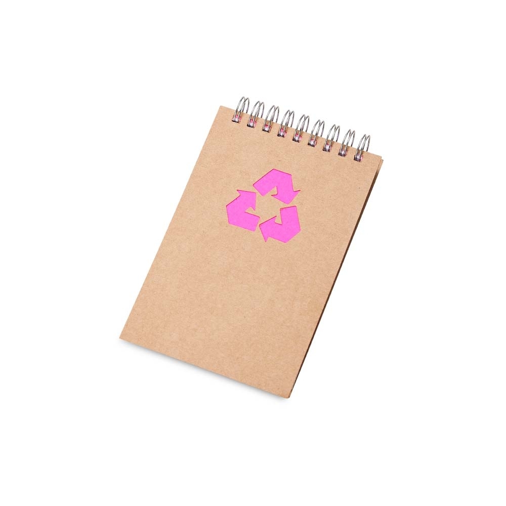 BLOCO DE ANOTAÇÕES ECOLÓGICO SPX-14819-ROS NA COR ROSA
