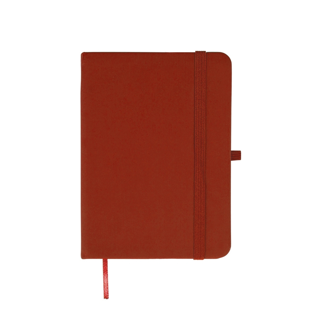 CADERNETA EMBORRACHADA S/ PAUTA SPX-12514SN-VM NA COR VERMELHO