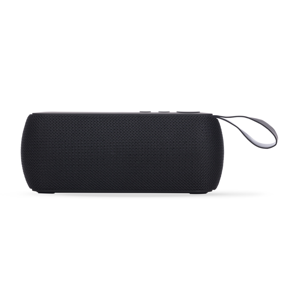 CX DE SOM BLUETOOTH EMBORRACHADA  SPX-02069-PRE NA COR PRETO
