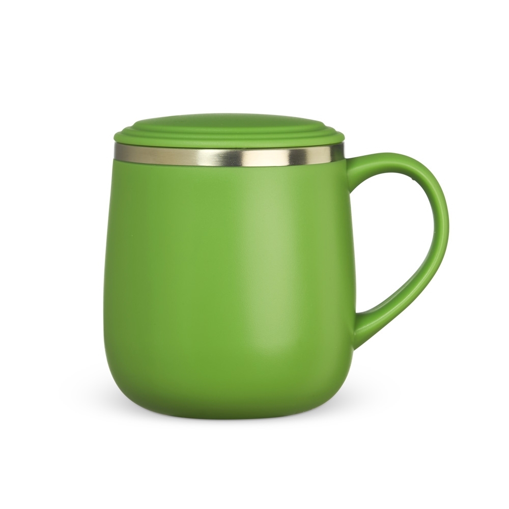 CANECA PAREDE DUPLA 370ML SPX-18761-VD NA COR VERDE