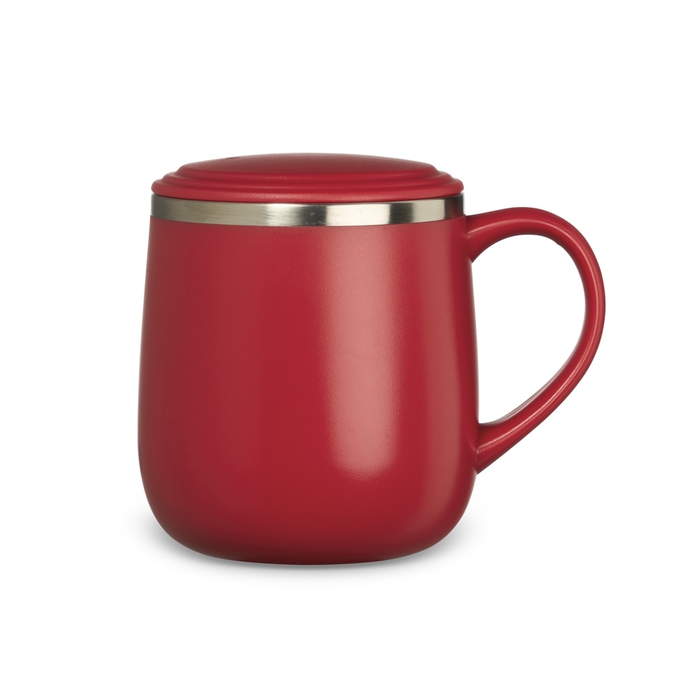 CANECA PAREDE DUPLA 370ML SPX-18761-VM NA COR VERMELHO