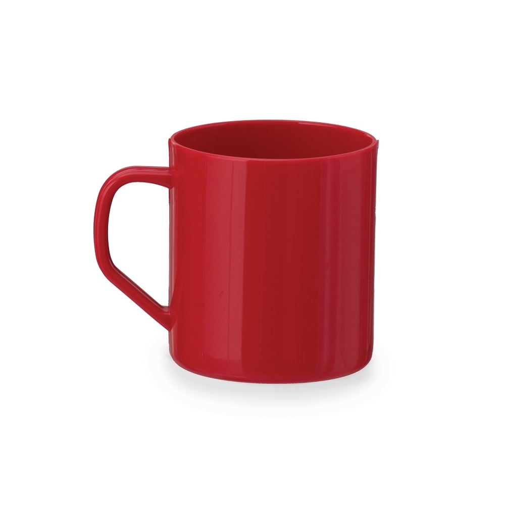 CANECA PLÁSTICA 400ML SPX-14877-VM NA COR VERMELHO