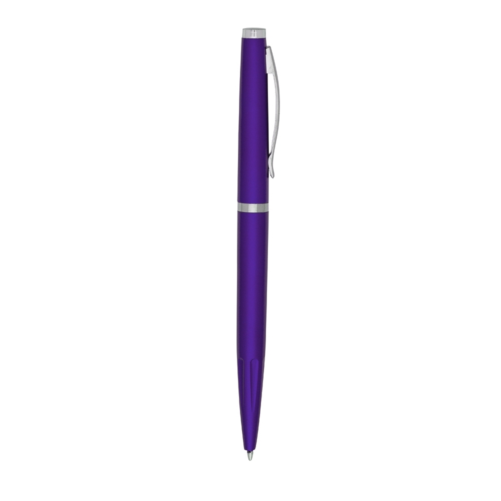 CANETA PLÁSTICA SPX-12187-ROX/PRA NA COR ROXO