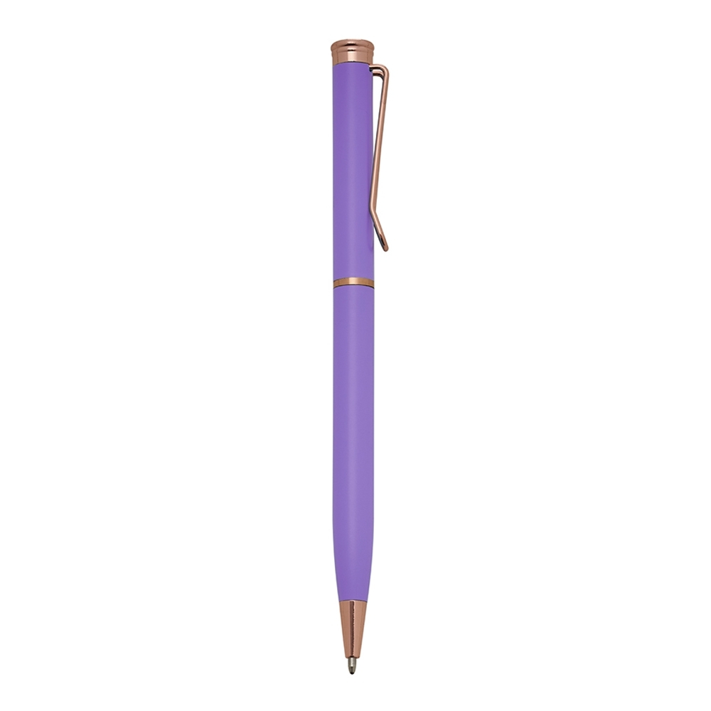 CANETA METAL  SPX-A1812B-ROX/COB NA COR ROXO