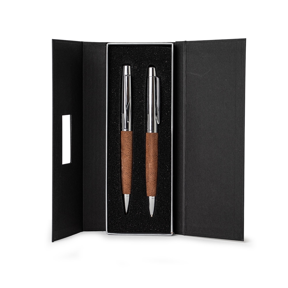 CONJUNTO CANETA E LAPISEIRA METAL SPX-P@177PAR-CAF NA COR PRATA