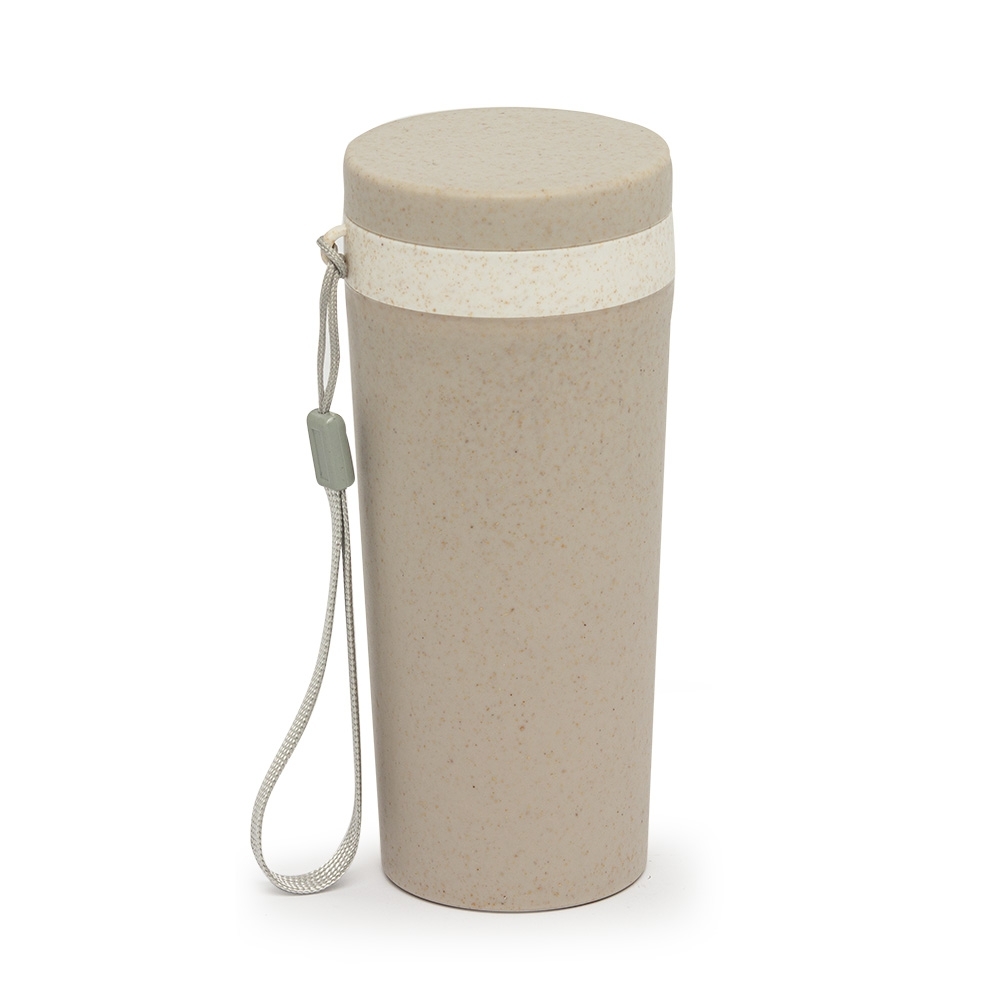 COPO FIBRA DE BAMBU 350ML SPX-03006-CIN NA COR CINZA