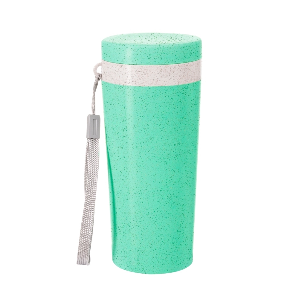 COPO FIBRA DE BAMBU 350ML SPX-03006B-VD NA COR VERDE