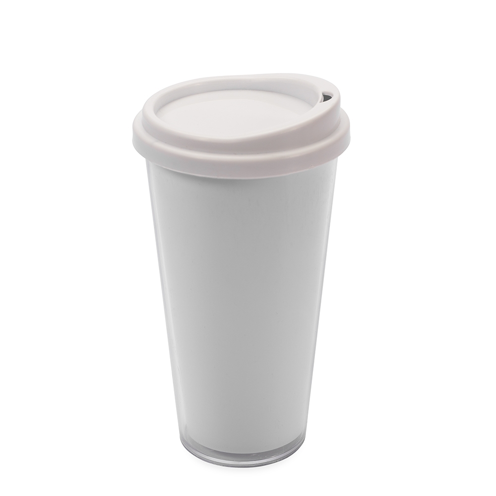 COPO PLÁSTICO DUPLO 400ML SPX-15243-BCO NA COR BRANCO