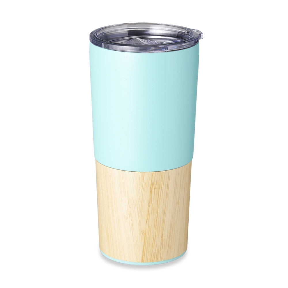 COPO TÉRMICO BAMBU 600ML SPX-04084-VDA NA COR VERDE