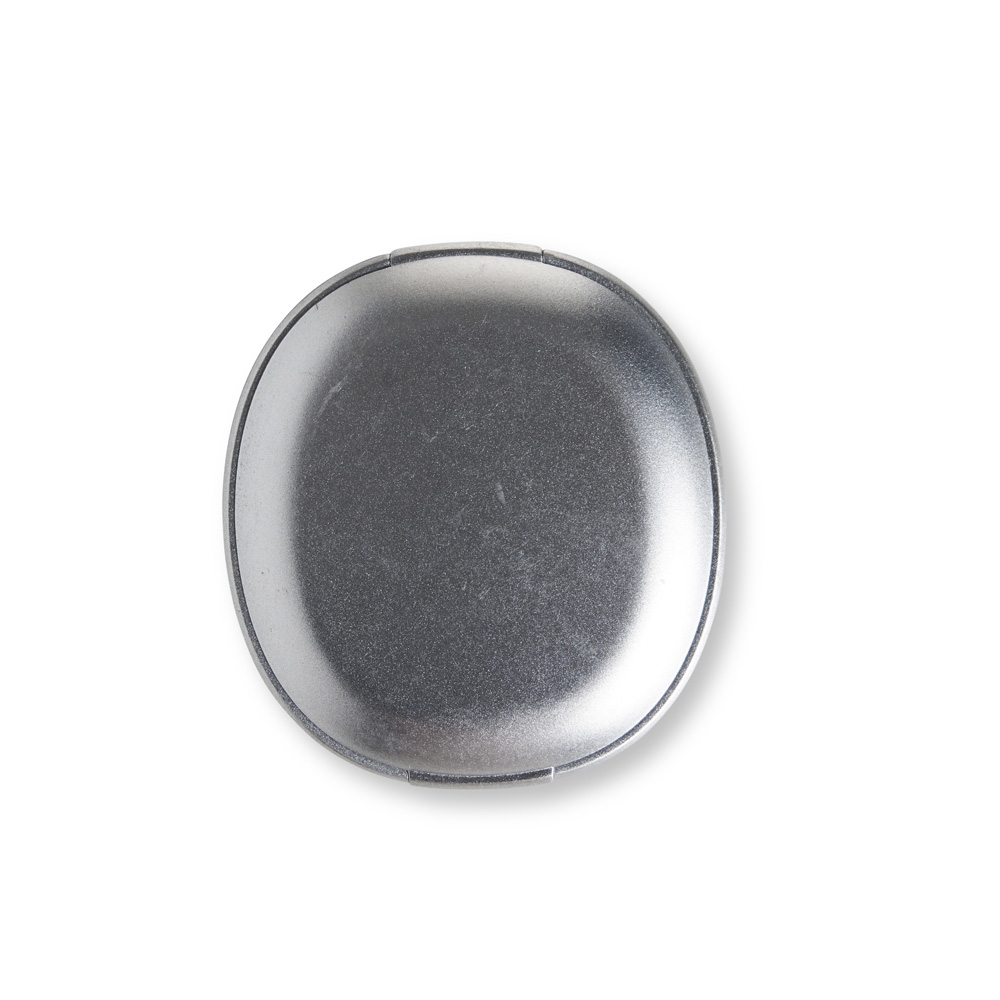 ESPELHO DUPLO SEM AUMENTO PLÁSTICO SPX-18721-PRA NA COR PRATA