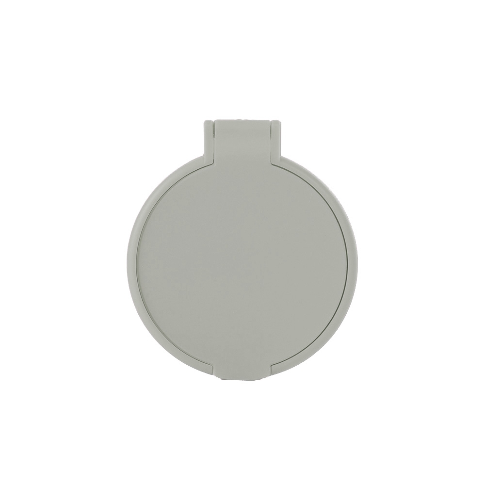 ESPELHO PLÁSTICO REDONDO SPX-06037-CIN NA COR CHUMBO