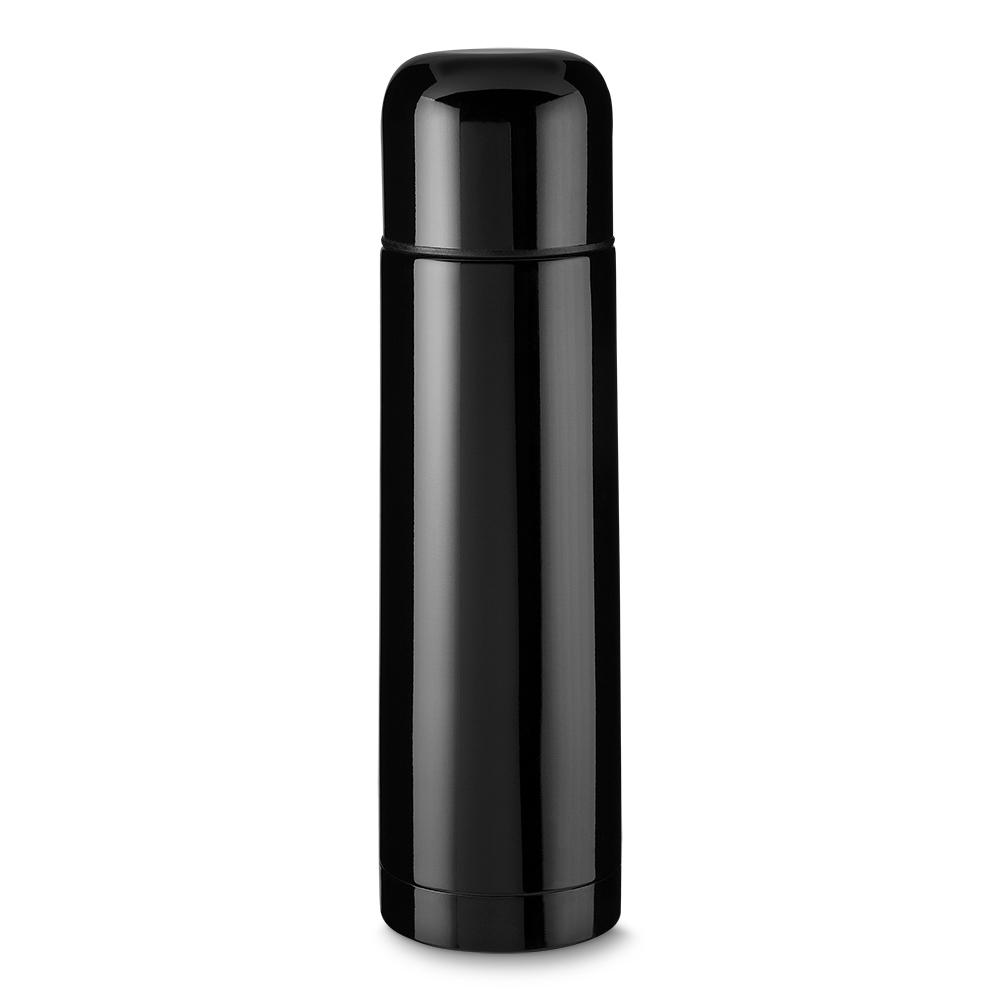 GARRAFA INOX PAREDE DUPLA 500ML SPX-14667-PRE NA COR PRETO