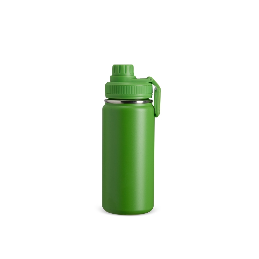 GARRAFA TÉRMICA INOX 550ML SPX-08195-VD NA COR VERDE