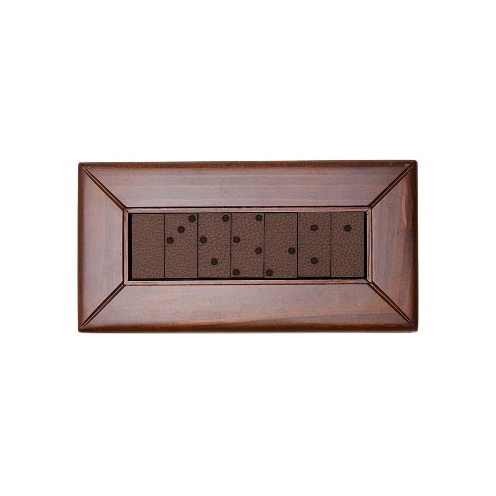 JOGO DE DOMINÓ PREMIUM  SPX-14896-MAE NA COR MADEIRA