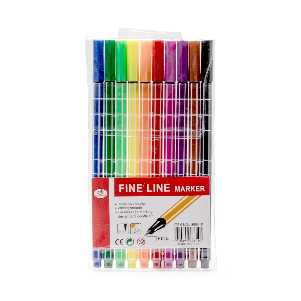 KIT CANETINHAS COLORIDAS C/ 10 SPX-P$1688-10-COL NA COR COLORIDO