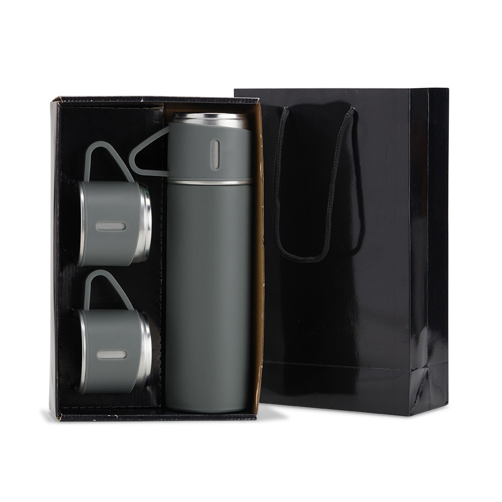 KIT GARRAFA TÉRMICA SPX-KIT18639-CIN NA COR PRATA