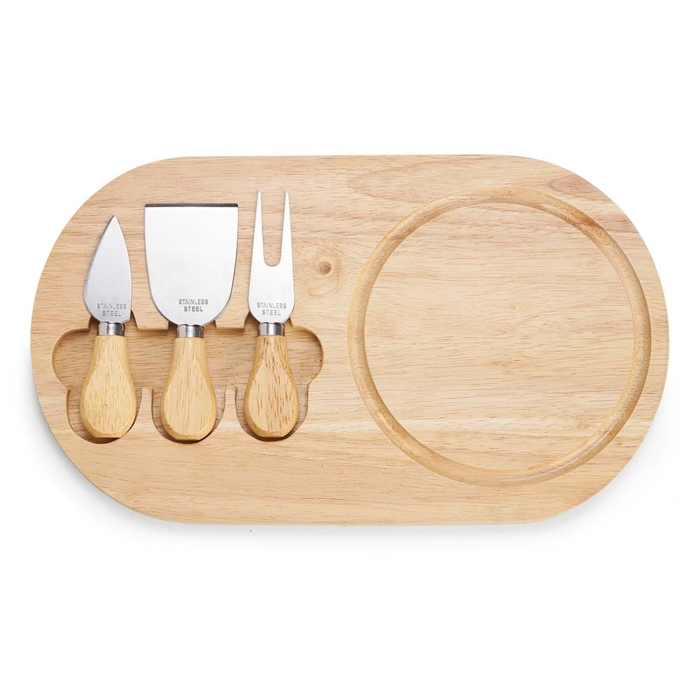 KIT QUEIJO 4 PEÇAS  SPX-03222-BMB NA COR BAMBU