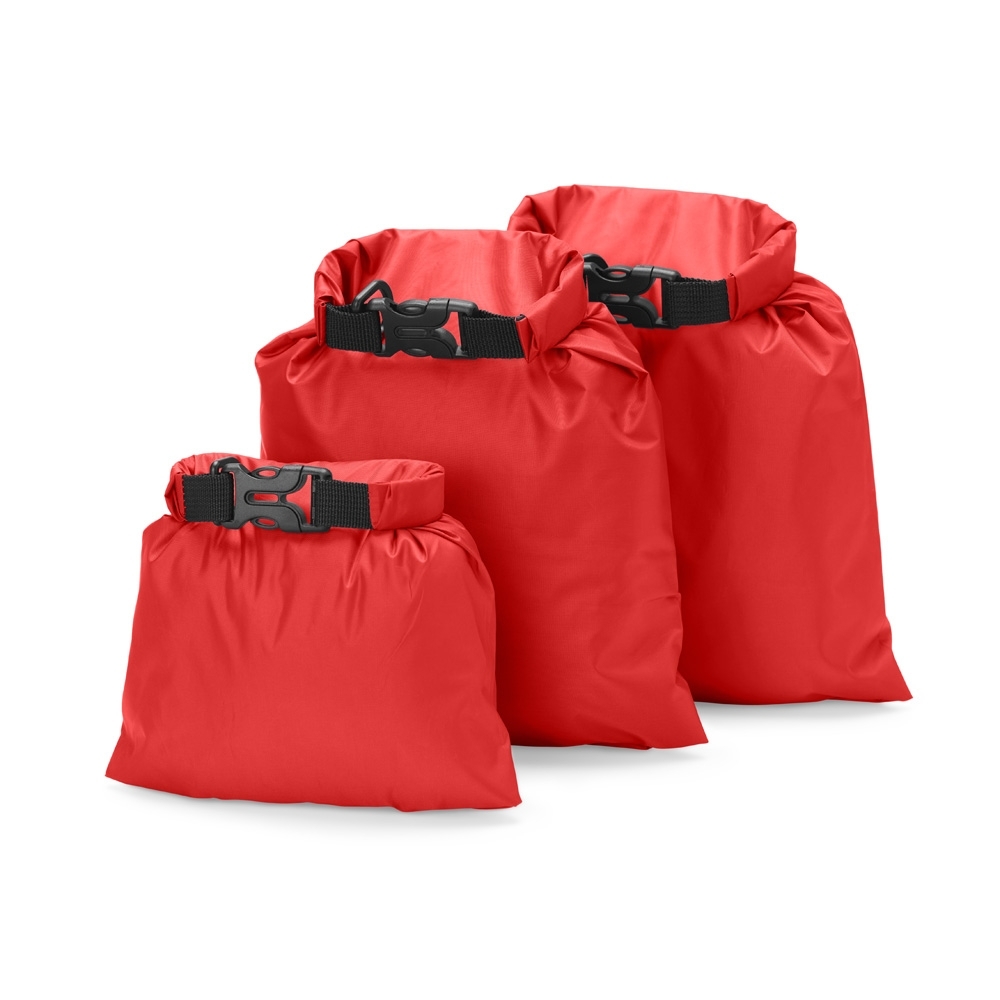 KIT SACO IMPERMEÁVEL SPX-02389-VM NA COR VERMELHO