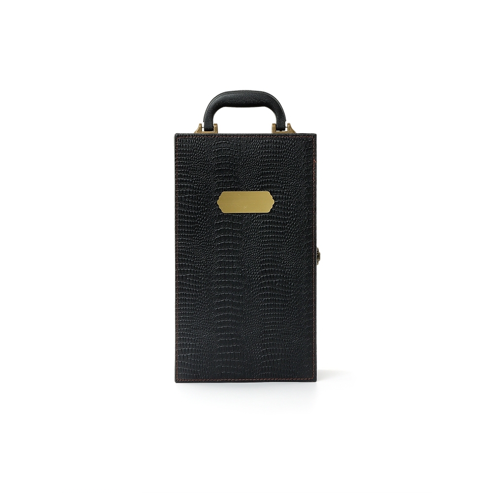 KIT VINHO 4 PEÇAS C/ PLAQUINHA SPX-03495-PRE NA COR PRETO