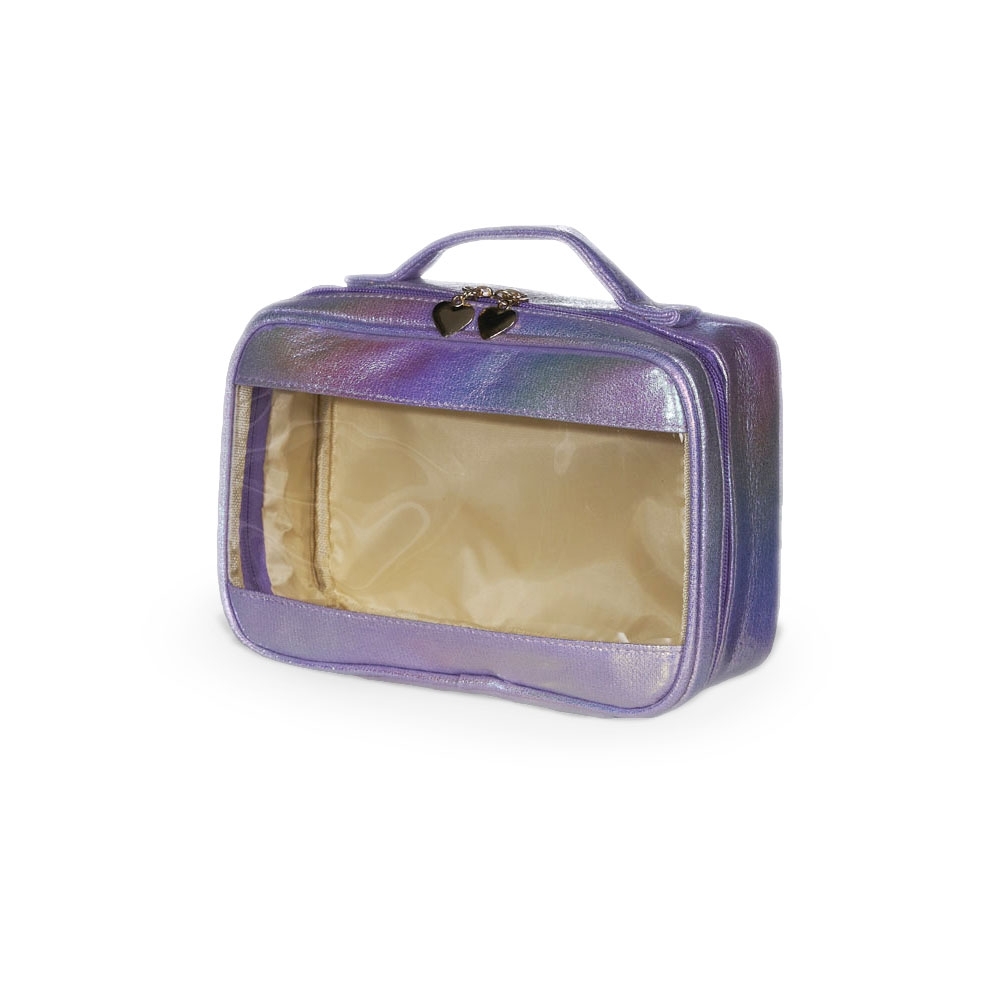 NECESSAIRE HOLOGRAFICA SPX-18651-ROX NA COR ROXO