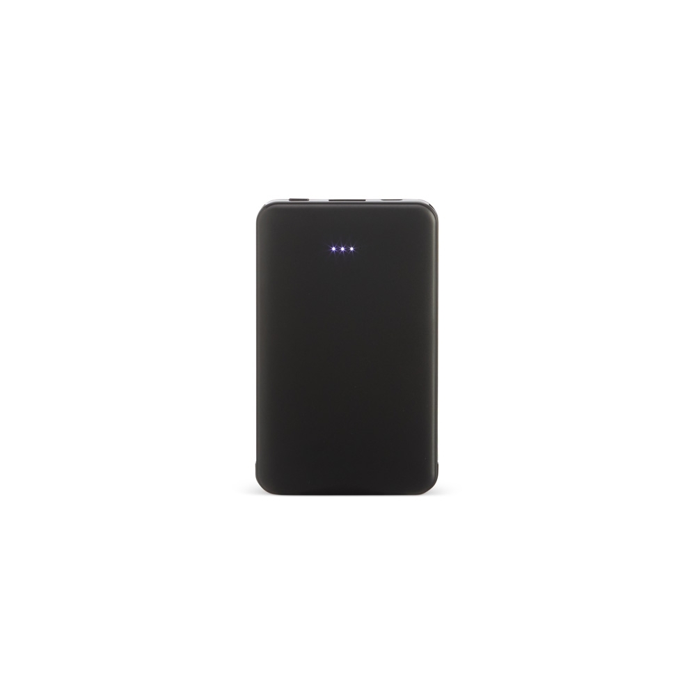 POWER BANK PLÁSTICO 5.000MAH SPX-05089-PRE NA COR PRETO