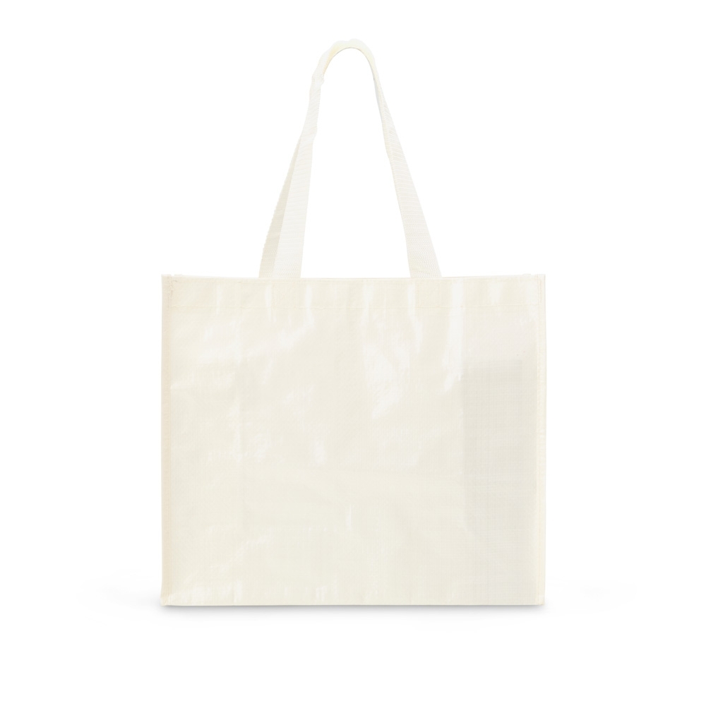 SACOLA PLÁSTICA SPX-08052-BEG NA COR BEGE