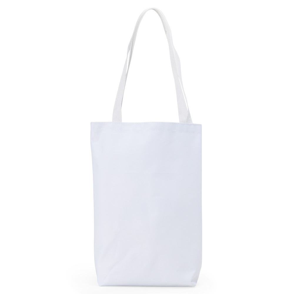 SACOLA NYLON COM ALÇA SPX-14938-BCO NA COR BRANCO