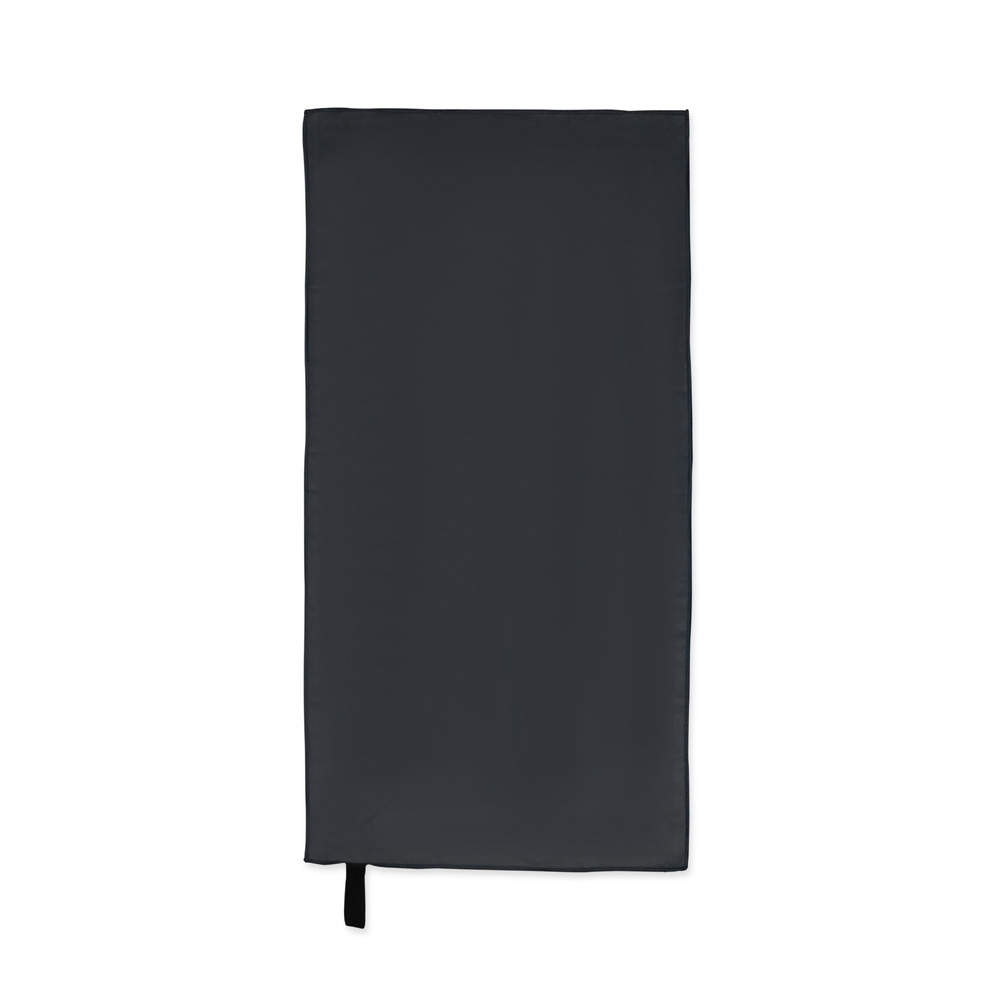 TOALHA POLIÉSTER DE SECAGEM RÁPIDA SPX-08225-PRE NA COR PRETO
