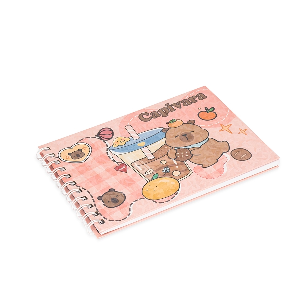 CADERNO DE COLORIR CAPIVARA SPX-P$10992-3-ROS NA COR COLORIDO
