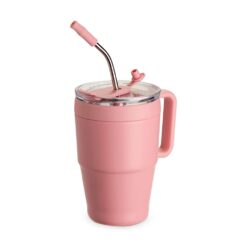 CANECA TÉRMICA 600ML SPX-18968-ROS NA COR ROSA
