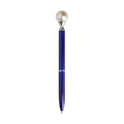 CANETA METAL PÉROLA SPX-15182-AZE/BRI NA COR AZUL