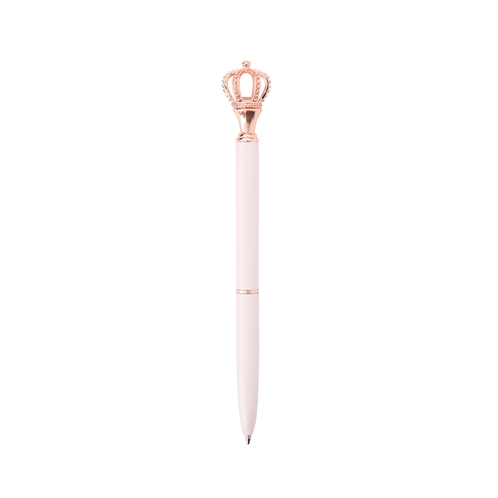 CANETA METAL COROA SPX-08174-RSC/COB NA COR ROSA