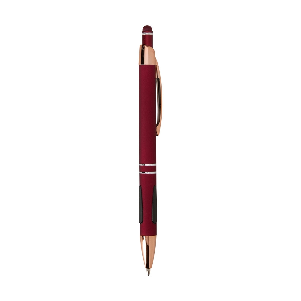 CANETA METAL TOUCH SPX-09119-VM/COB NA COR VERMELHO